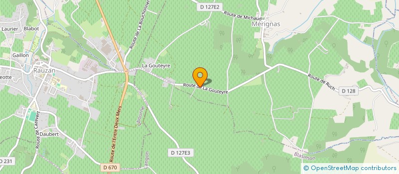 localisation de l'entreprise MADAME LORY CHEVALIER  MERIGNAS