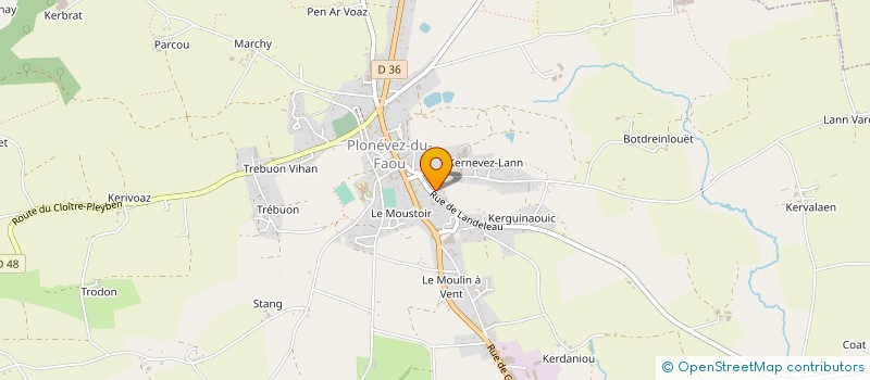 localisation de l'entreprise MADAME LORY EMON  PLONEVEZ-DU-FAOU