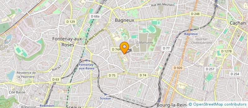 localisation de l'entreprise MADAME LORY JAMOUSSIAN à BAGNEUX