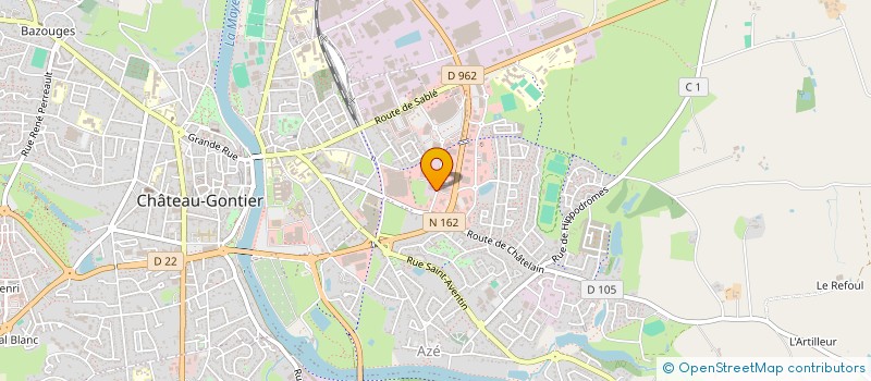 localisation de l'entreprise MADAME LORY ORY  CHATEAU-GONTIER-SUR-MAYENNE