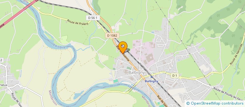 localisation de l'entreprise MADAME LORY TRUCHET  BALBIGNY