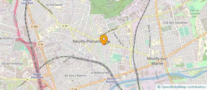 localisation de l'entreprise MADAME LORY ZANINI à LE PERREUX-SUR-MARNE