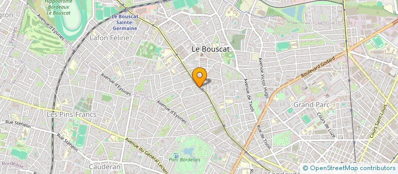 localisation de l'entreprise MADAME LORYANE RENOUX  LE BOUSCAT