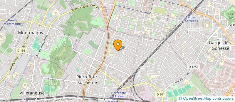 localisation de l'entreprise MADAME LORYANE RETOLIA à PIERREFITTE-SUR-SEINE
