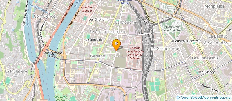 localisation de l'entreprise MADAME LORYANE VINCENT  LYON