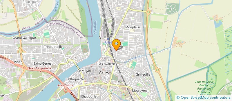 localisation de l'entreprise MADAME LORYNA DE LA ROSA  ARLES