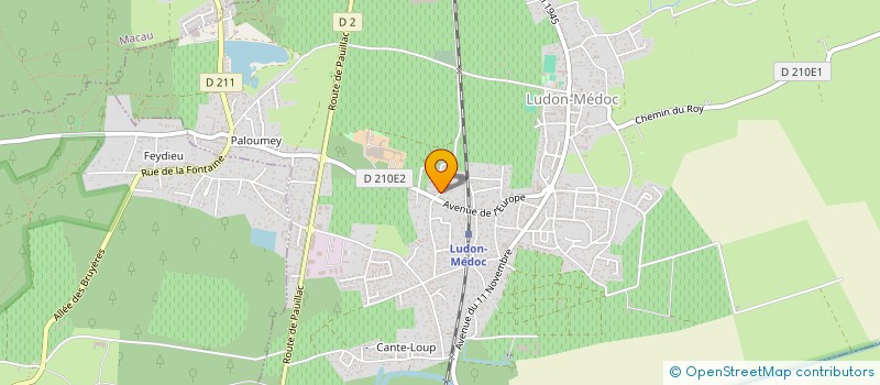 localisation de l'entreprise MADAME LORYNN BOUCARD  LUDON-MEDOC