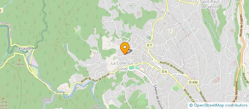 localisation de l'entreprise MADAME LOTTA FJALLBRANT à LA COLLE-SUR-LOUP