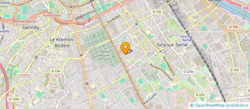 localisation de l'entreprise MADAME LOTTA VERNHETTES  IVRY-SUR-SEINE