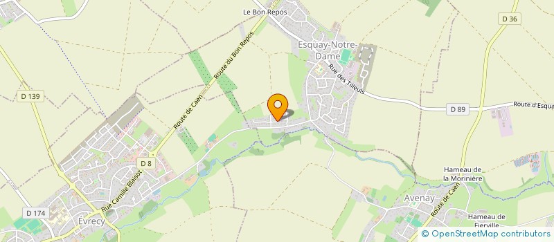 localisation de l'entreprise MADAME LOU-AHNE ALLAIN  ESQUAY-NOTRE-DAME