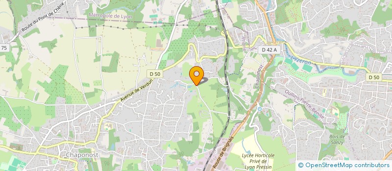 localisation de l'entreprise MADAME LOU ANDRE  CHAPONOST