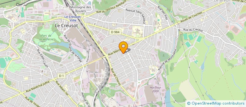 localisation de l'entreprise MADAME LOU-ANDREA ZIADE  LE CREUSOT