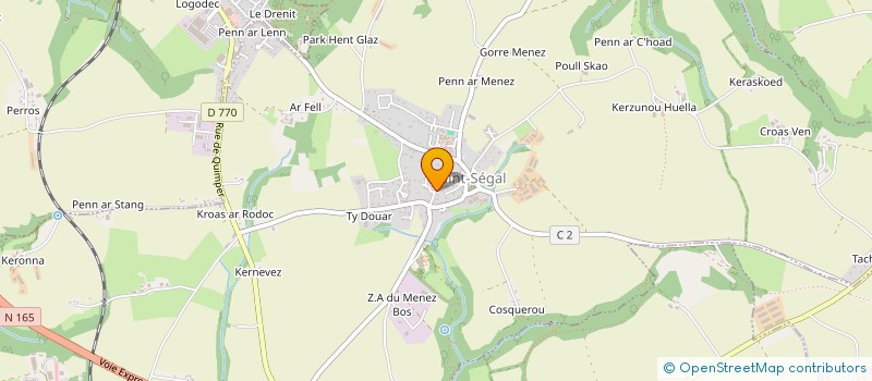 localisation de l'entreprise MADAME LOU-ANN BONJOUR  SAINT-SEGAL