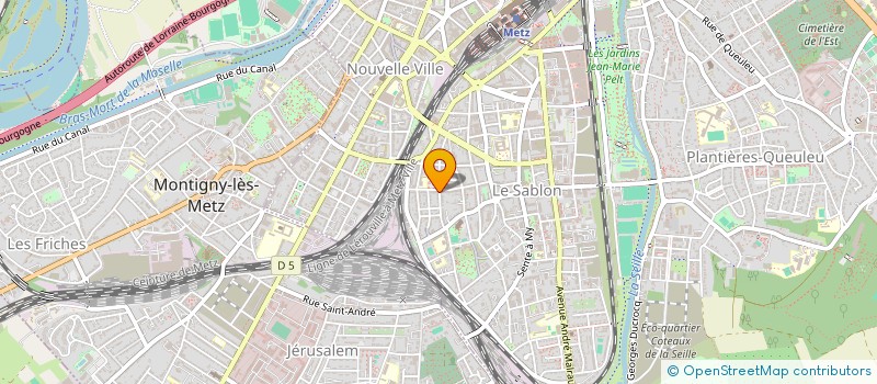 localisation de l'entreprise MADAME LOU-ANN BOUCHE  METZ