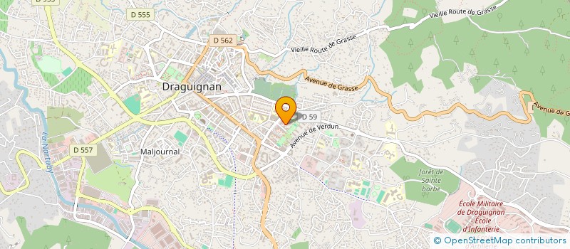 localisation de l'entreprise MADAME LOU-ANN GRESSIER  DRAGUIGNAN