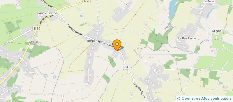 localisation de l'entreprise MADAME LOU ANN JOSSE  MISSILLAC