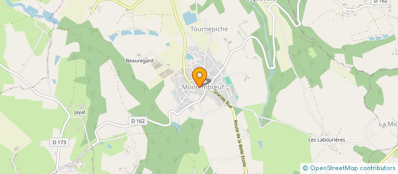 localisation de l'entreprise MADAME LOU-ANN LAGRANGE à MONTEMBŒUF