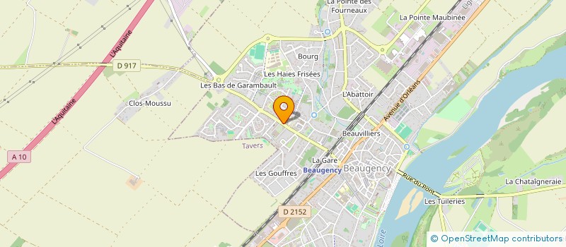 localisation de l'entreprise MADAME LOU-ANN MARTIN  BEAUGENCY