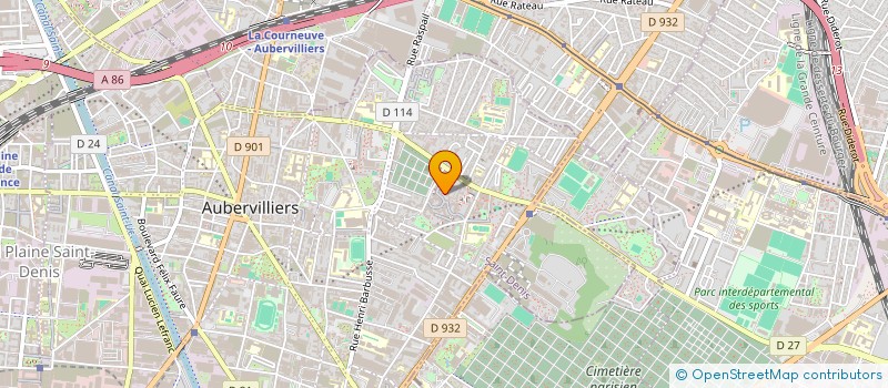 localisation de l'entreprise MADAME LOU-ANNA RALITE  AUBERVILLIERS