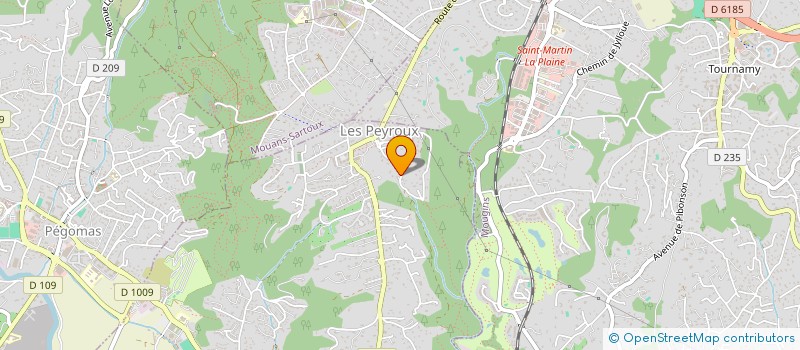localisation de l'entreprise MADAME LOU-ANNE AZNAR à LA ROQUETTE-SUR-SIAGNE