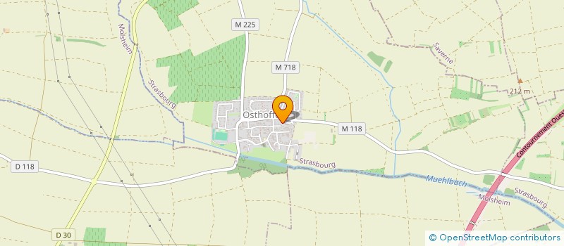 localisation de l'entreprise MADAME LOU ANNE BAUER  OSTHOFFEN