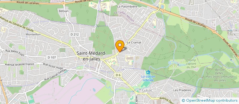 localisation de l'entreprise MADAME LOU-ANNE DAGUENET  SAINT-MEDARD-EN-JALLES