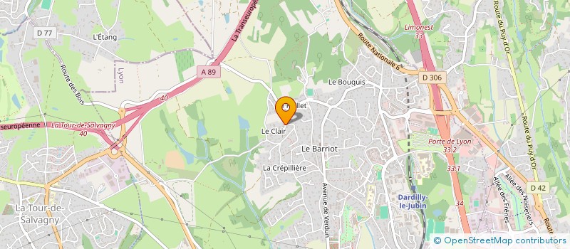 localisation de l'entreprise MADAME LOU-ANNE DE MAGNEVAL  DARDILLY