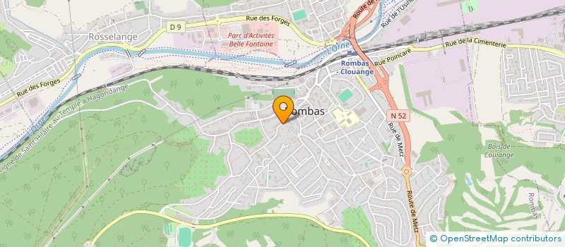 localisation de l'entreprise MADAME LOU-ANNE DESIMONE  ROMBAS