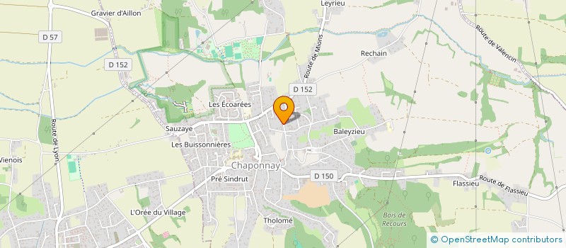 localisation de l'entreprise MADAME LOU-ANNE DUPRE  CHAPONNAY