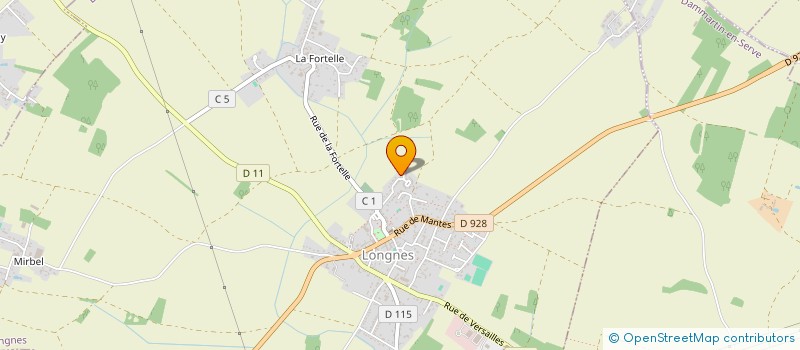 localisation de l'entreprise MADAME LOU-ANNE LAFAYE  LONGNES