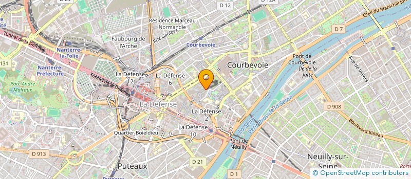 localisation de l'entreprise MADAME LOU-ANNE PERRIN  COURBEVOIE