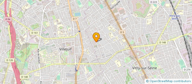 localisation de l'entreprise MADAME LOU AURELIA VALET à VITRY-SUR-SEINE