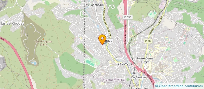 localisation de l'entreprise MADAME LOU BARRAGAN à LES PENNES-MIRABEAU