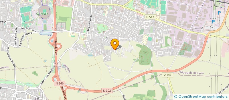 localisation de l'entreprise MADAME LOU BERGER  MEYZIEU