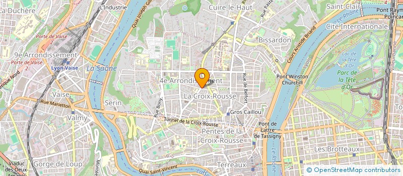 localisation de l'entreprise MADAME LOU BERTHEVAS à LYON