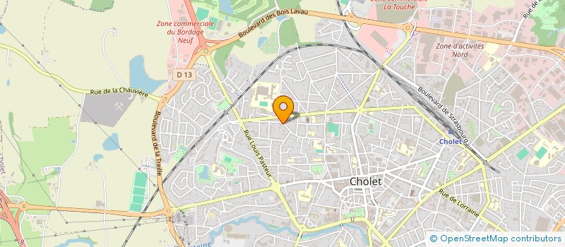 localisation de l'entreprise MADAME LOU BERTRAND GIRARD à CHOLET