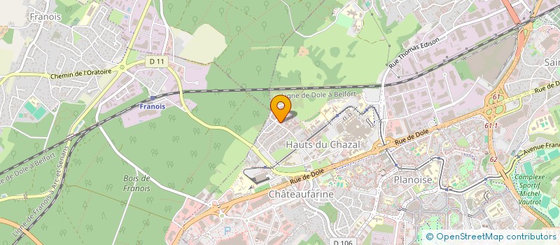 localisation de l'entreprise MADAME LOU BOULANGER à BESANCON