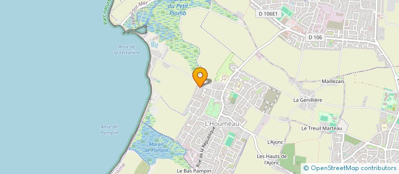 localisation de l'entreprise MADAME LOU BOURNEL  L'HOUMEAU