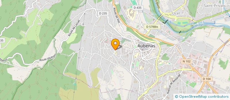 localisation de l'entreprise MADAME LOU BRO  AUBENAS