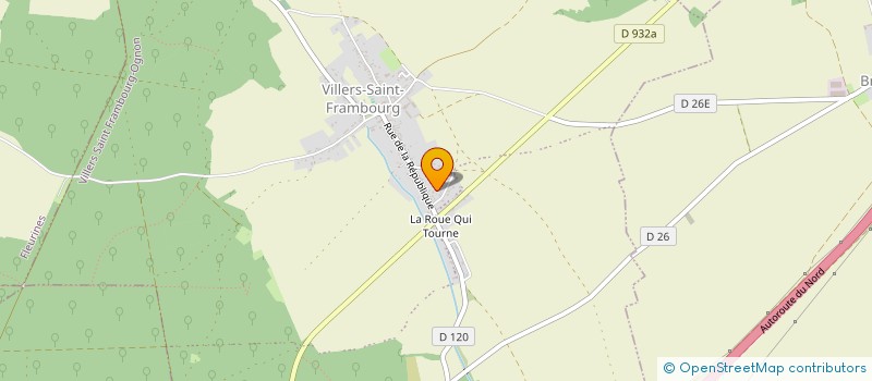 localisation de l'entreprise MADAME LOU BROCHET  VILLERS-SAINT-FRAMBOURG-OGNON