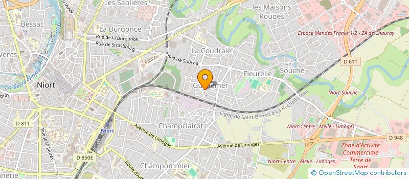 localisation de l'entreprise MADAME LOU BUGEIA-GANE à NIORT