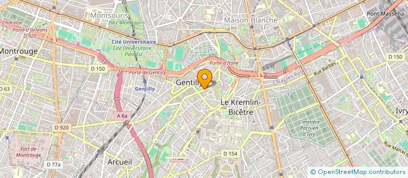 localisation de l'entreprise MADAME LOU BURILLIER  GENTILLY