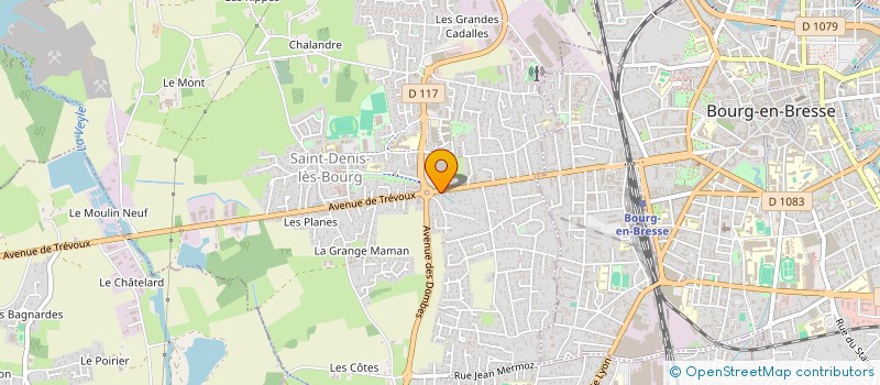 localisation de l'entreprise MADAME LOU CACHAT à SAINT-DENIS-LES-BOURG