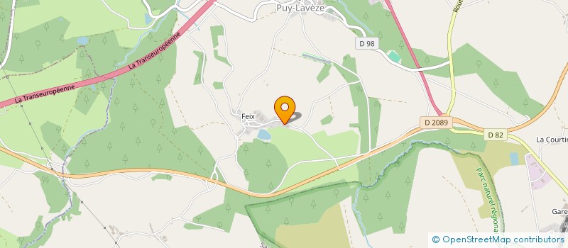 localisation de l'entreprise MADAME LOU CAFFERINI  SAINT-JULIEN-PUY-LAVEZE