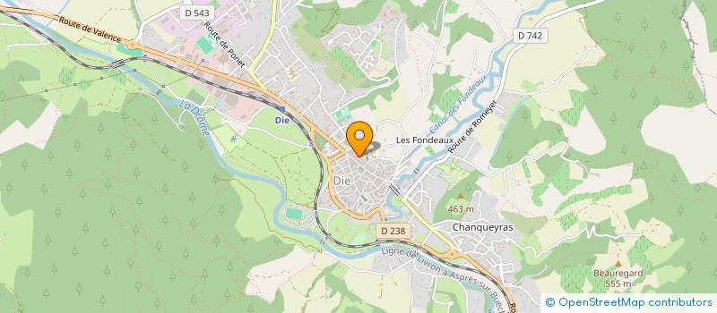 localisation de l'entreprise MADAME LOU CATALA  DIE