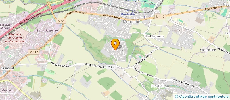 localisation de l'entreprise MADAME LOU CECCHINI  MONTRABE