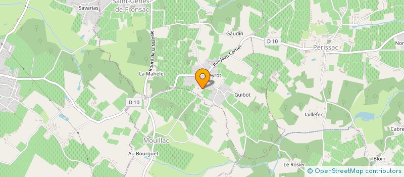 localisation de l'entreprise MADAME LOU CHRAPKIEWICZ  SAINT-GENES-DE-FRONSAC