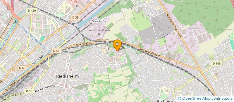 localisation de l'entreprise MADAME LOU COGNET  RIXHEIM