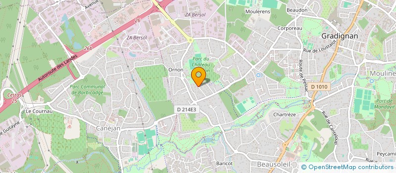 localisation de l'entreprise MADAME LOU DE LAVAL SAMSON  GRADIGNAN