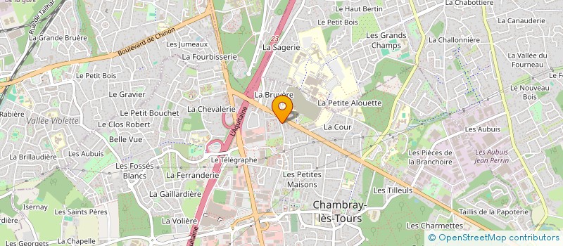 localisation de l'entreprise MADAME LOU DEBENEIT  CHAMBRAY-LES-TOURS